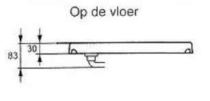 Huppe K EasyStep douchebak gietmarmer 1000 x 1000 x 30 mm - wit