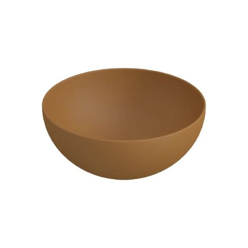 Easylux Obi opzet waskom rond 400 x 400 x 165 mm - tabak