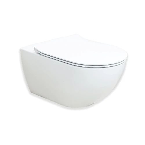 Easylux Obi hangtoilet Cycloneflush zonder spoelrand 550 x 355 x 340 mm - wit mat