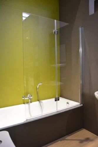 Easylux Pro badklapwand 2-delig omkeerbaar 1200 x 1500 mm - 6 mm - chroom
