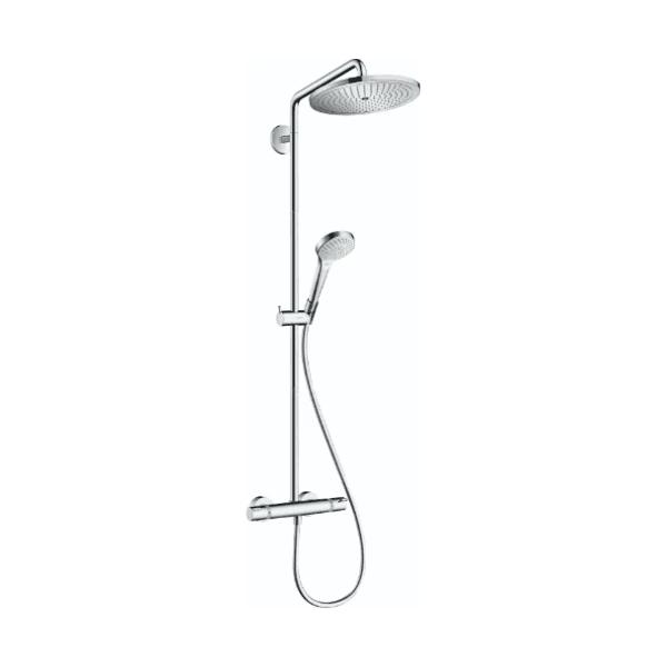 Hansgrohe Croma Select S 280 1jet Ecosmart Showerpipe douchethermostaatset - chroom