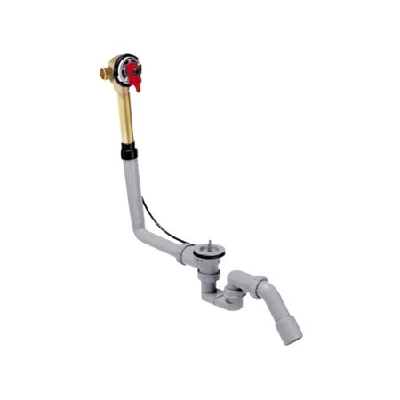 Hansgrohe Exafill badlediging met vulling via de overloop - watertoevoer 3/4