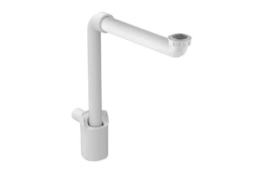 Geberit PP enkele buissifon plaatsbesparend 5/4 x 40 mm - wit - voor badkamermeubels