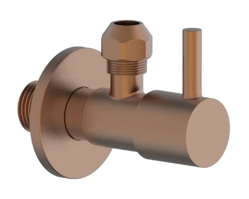 Easylux Vivo hoekstopkraan - brushed copper