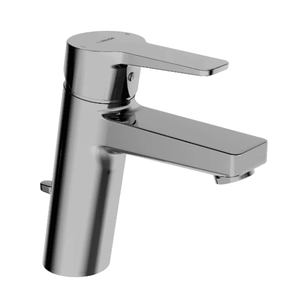 Easylux Twen wastafelmengkraan - chroom - met automatische lediging