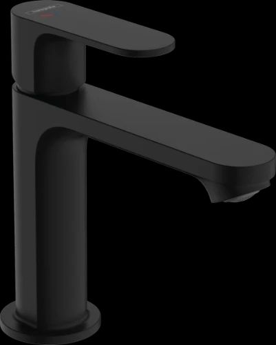 Hansgrohe Rebris S 110 wastafelmengkraan CoolStart met automatische lediging - matt black