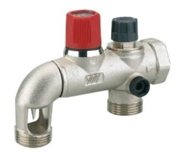 Veiligheidsgroep 4/4" Watts voor staande boilers