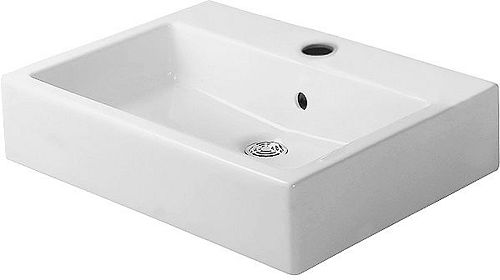 Duravit Vero opbouwwastafel 500 x 470 mm - wit - 1 kraangat