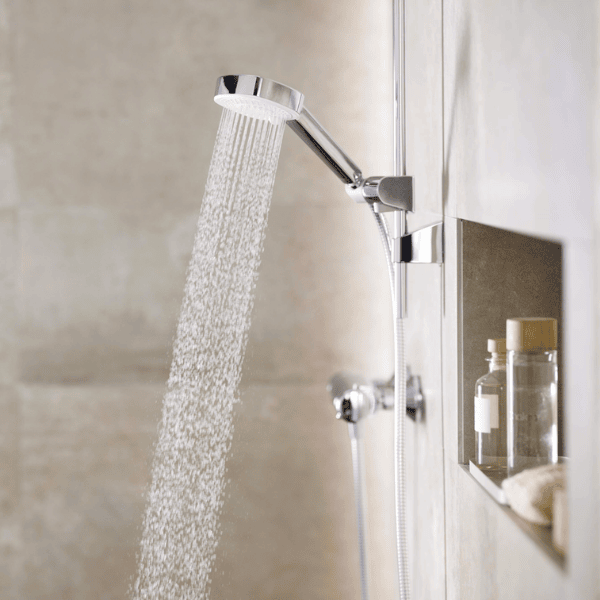 Hansa Hansamicra douchethermostaatset - chroom - Micra douchethermostaat - doucheset - handdouche 3 stralen - doucheflexibel 1/2 x 1750 mm