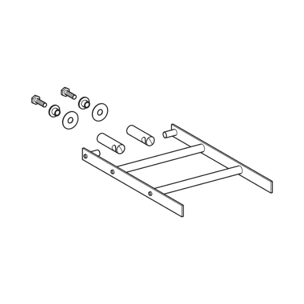 Geberit 300 Basic Norma emmerrooster met dempers - inox