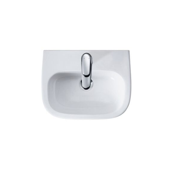 Duravit D-code handenwasser 450 x 340 mm - met overloop - wit