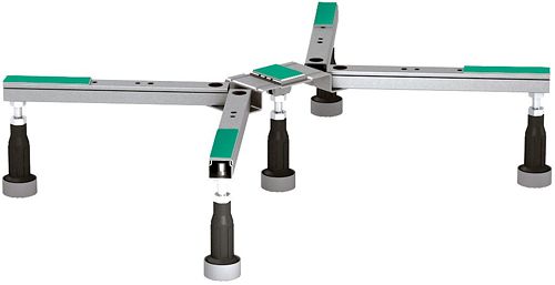 Mepa BW ECO douchepoten regelbaar 125-190 mm - 5-poot voor douchebak