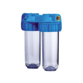Braukmann FF40 regenwaterfilter FF 3/4 x 3/4 - met fijnfilter en actief koolfilter