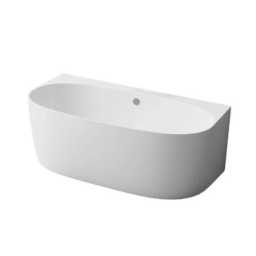 Easylux Tulla back-to-wall bad composiet 1578 x 860 mm - wit mat