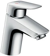 Hansgrohe Logis eengreepswastafelmengkraan - chroom - met automatische lediging - chroom - comfortzone 70 - safety function
