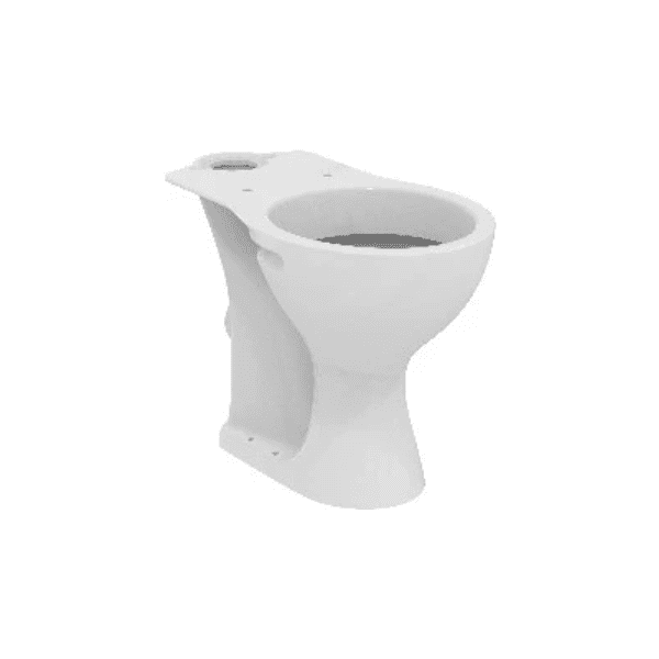 Easylux Alpha staand toilet 360 x 700 mm - wit - uitgang H - verhoogd