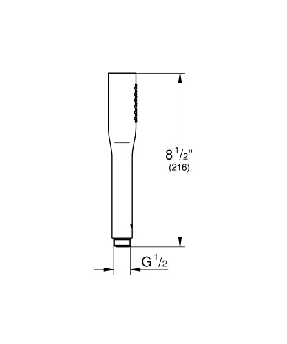Grohe Euphoria handdouche - Phantom Black