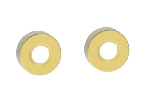 Easylux Vivo WSS rosetset (set 2st) - Brushed gold PVD