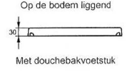 Huppe K EasyStep douchebak gietmarmer 1000 x 1000 x 30 mm - wit