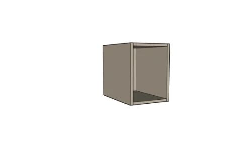 Easylux Klaire 39 - open rek 300 x 435 x 390 mm - soft