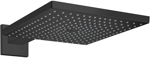 Hansgrohe Raindance E 1jet hoofddouche 300 mm - zwart mat - met douchearm - wandmodel