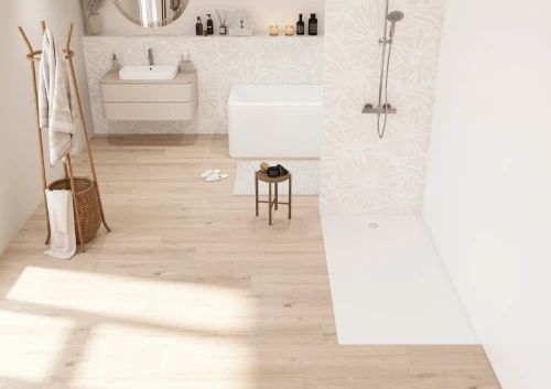 Easylux Surf douchebak Biocryl 1600 x 900 x 35 mm - wit glanzend - verzaagbaar - inclusief sifon en afdekrooster wit