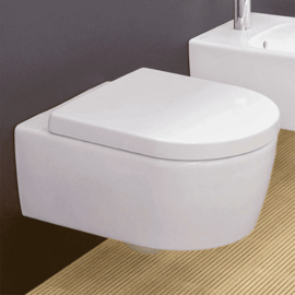 Easylux Verde hangtoilet PACK DirectFlush 370 x 530 mm (hangtoilet + zitting met softclose) - wit - zonder spoelrand
