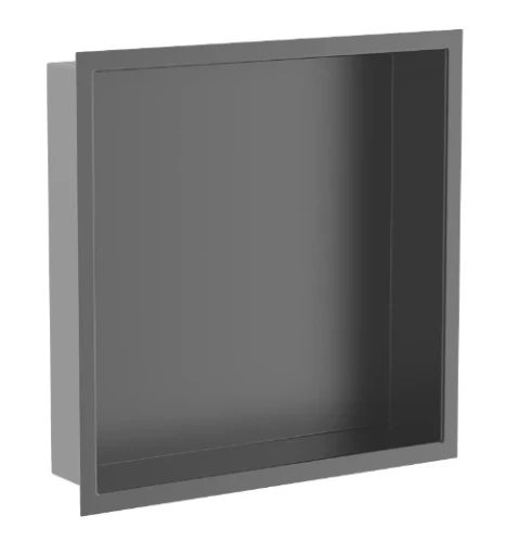 Easylux Vivo inbouwnis 300 x 300 x 70 mm - Gun Metal