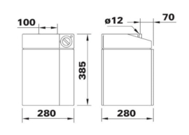 Keukenboiler 10L Inventum EDR 10