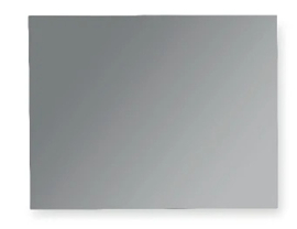 Easylux Universal spiegelpaneel 900 x 700 mm - zwart - zonder verlichting - sensor