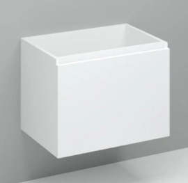 Easylux Kivu wastafelonderkast met 1 lade greeploos 700 x 475 x 520 mm - wit