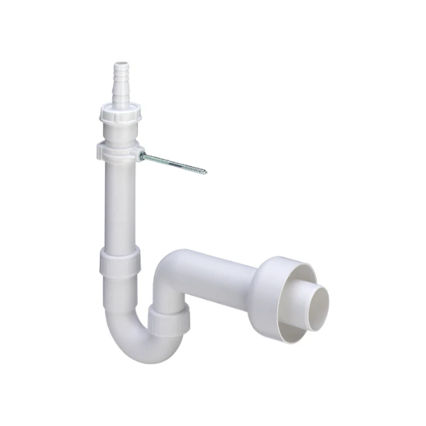 Viega Universal PP enkele sifon vaatwasserslang 20 x 40 mm - wit