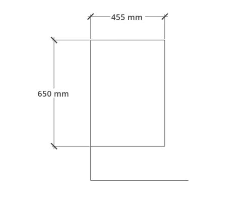 Easylux Klaire 65 - open rek 300 x 435 x 650 mm - soft