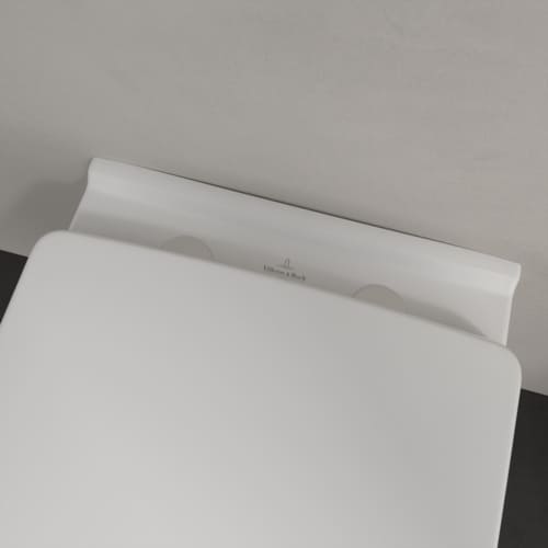 Villeroy & Boch O.Novo compact hangtoilet PACK (Hangtoilet + zitting met softclose) - wit - B360xD490 mm