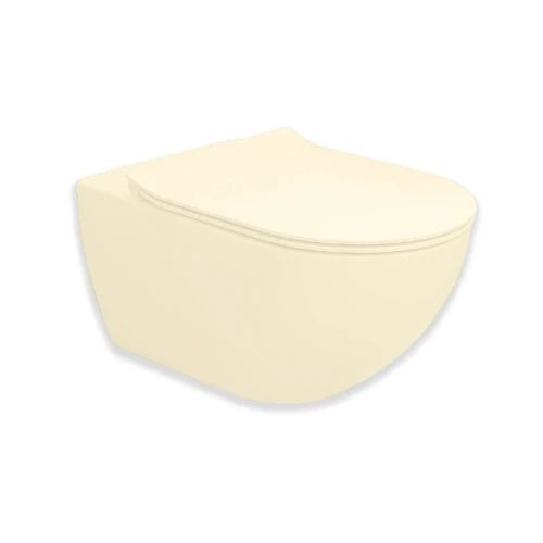 Easylux Obi hangtoilet Cycloneflush zonder spoelrand 550 x 355 x 340 mm - ivoor