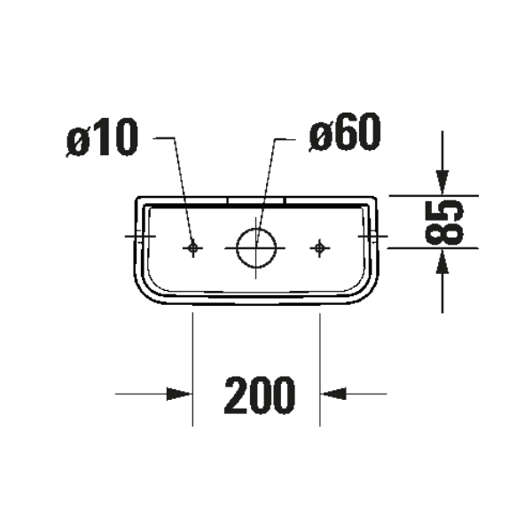 Duravit DuraStyle Basic spoelresevoir - wit - zijaansluiting - duotoets