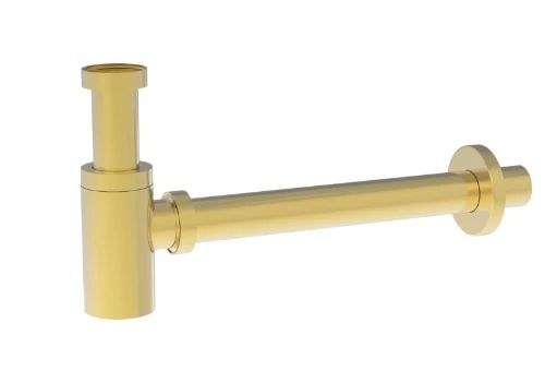 Easylux Vivo bekersifon zonder afvoerplug 5/4 x 32 mm - Brushed Gold PVD