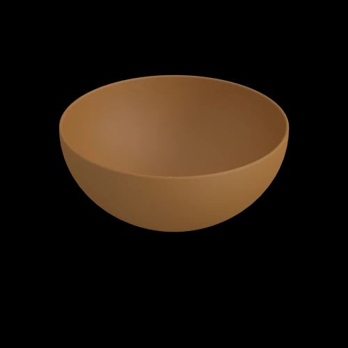 Easylux Obi opzet waskom rond 400 x 400 x 165 mm - tabak
