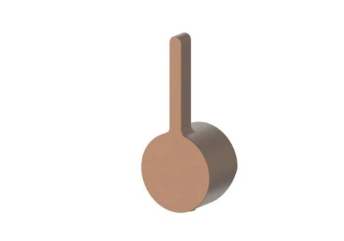 Easylux Vivo WSS hendel - Brushed copper PVD