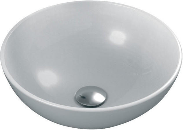 Ideal Standard Strada O opbouwwastafel rond 410 x 410 x 150 mm - wit - zonder kraangat - zonder overloop