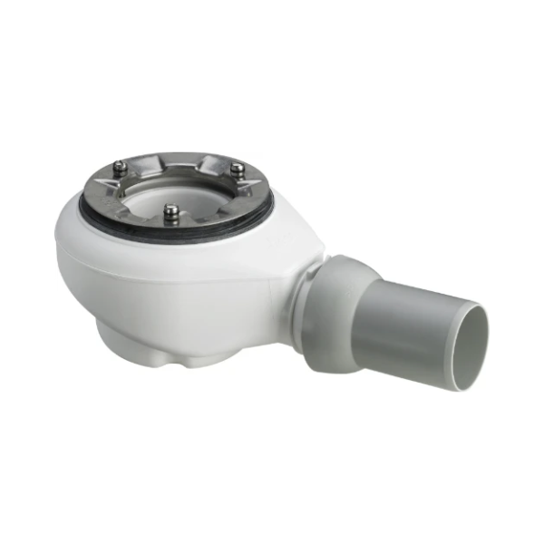 Viega Tempoplex douchesifon 90 mm - naakt - zonder kleurset - afvoer horizontaal