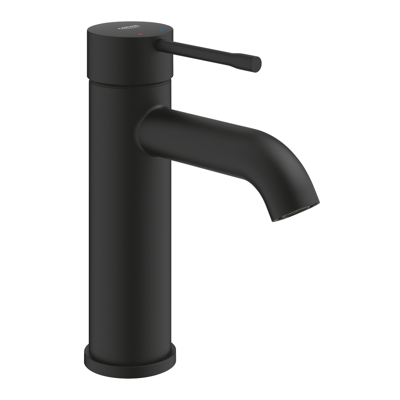 Grohe Essence S wastafelmengkraan - Phantom Black - gladde body
