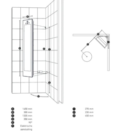 SOLARIUM SUNSHOWER COMBI WHITE 30 - 23 o 145 ! CM wit hoekopbouw infrarood IR: 4 x 500W - UV 3 x 400W