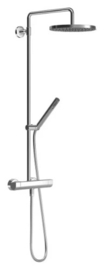 HANSA HANSATEMPRA Style Regendouche kraan Chroom (Handdouche 25x70mm - Hoofddouche 220mm)