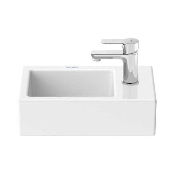 Duravit Vero Air handenwasser 380 x 250 x 140 mm - wit - met kraangat rechts - zonder overloop - incl bevestiging