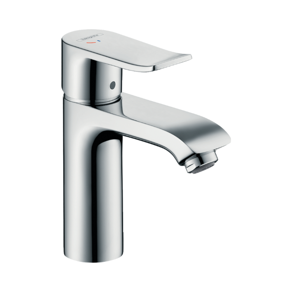 Hansgrohe Metris 110 eengreepswastafelmengkraan - chroom - met automatische lediging - coolstart