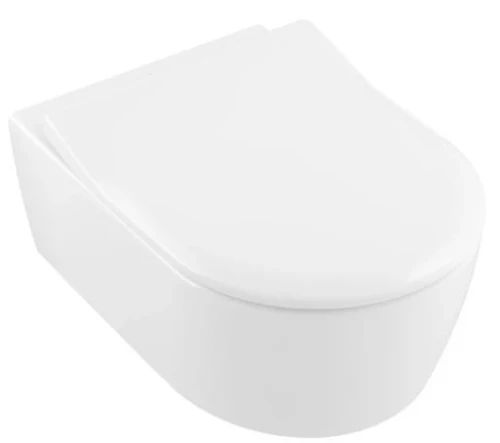 Easylux Verde hangtoilet PACK DirectFlush 370 x 530 mm (hangtoilet + slimseat zitting met softclose) - wit - zonder spoelrand