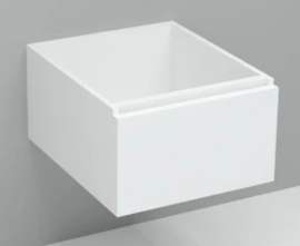 Easylux Thiny wastafelonderkast met 1 deur links 400 x 220 x 520 mm - wit