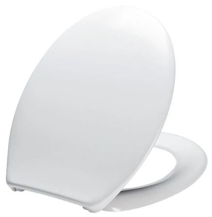Easylux Uni Basic toiletzitting - wit - Scharnier inox