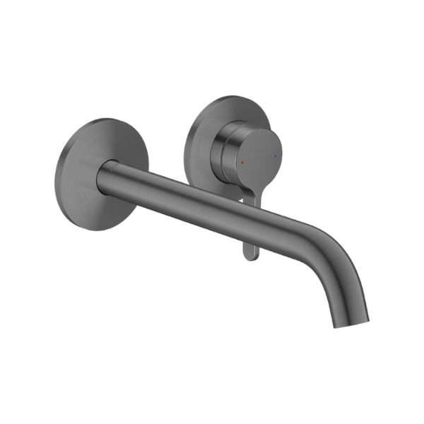 Hansgrohe Axor One eengreeps inbouwwastafelmengkraan uitloop 225 mm - brushed black chrome